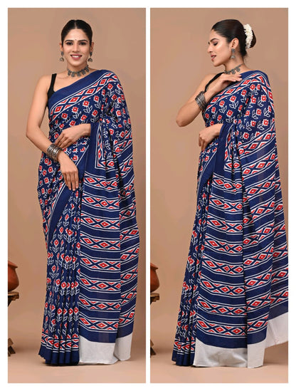 Mul Cotton Saree