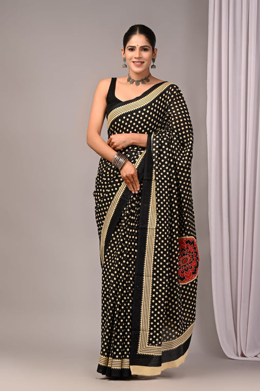 Mul Cotton Saree