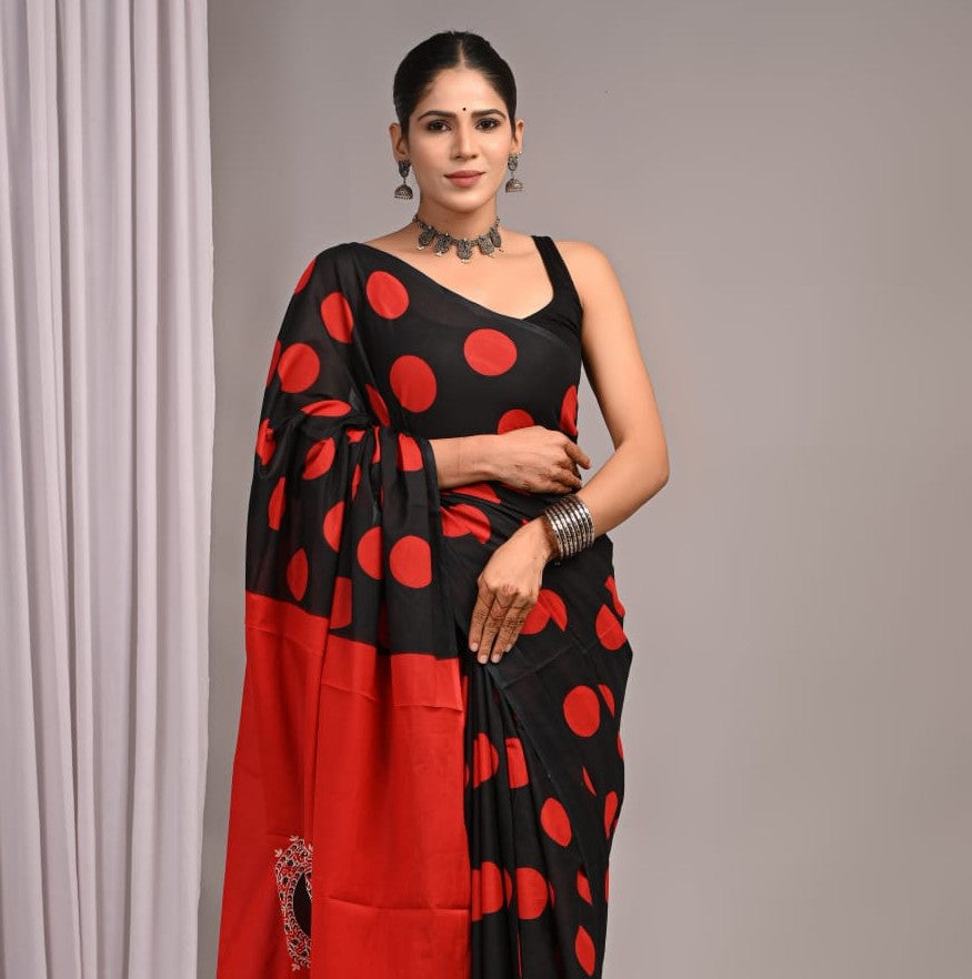 Mul Cotton Saree