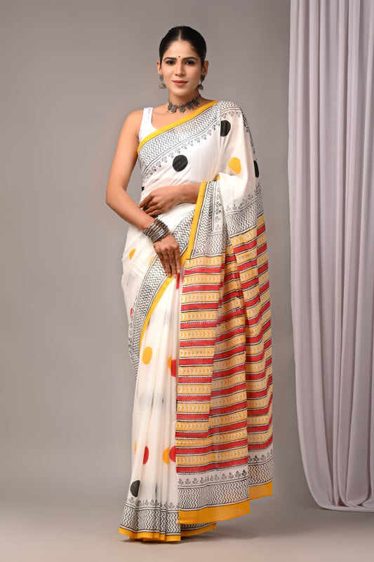 Mul Cotton Saree