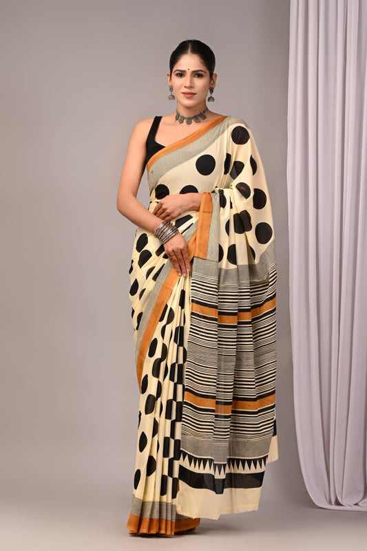 Mul Cotton Saree