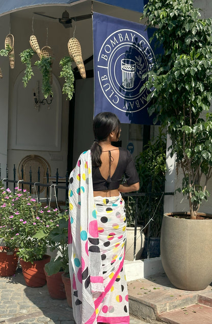 Quirky Mul Cotton Saree