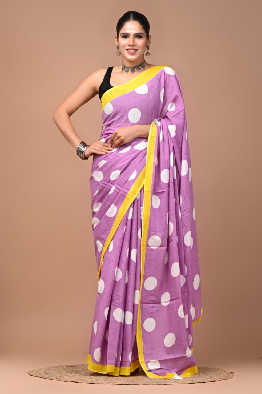 Quirky Mul Cotton Saree