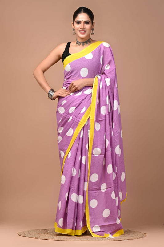 Quirky Mul Cotton Saree