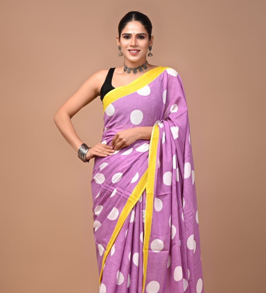 Quirky Mul Cotton Saree