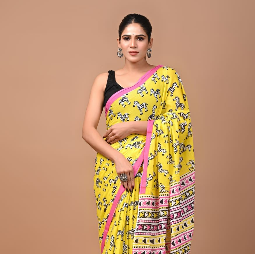 Quirky Mul Cotton Saree