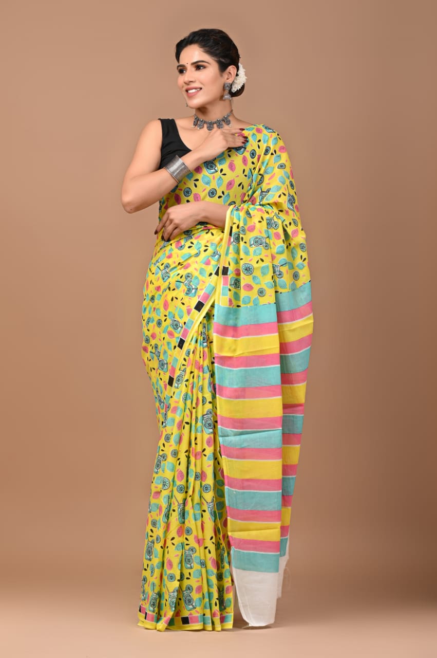 Quirky Mul Cotton Saree