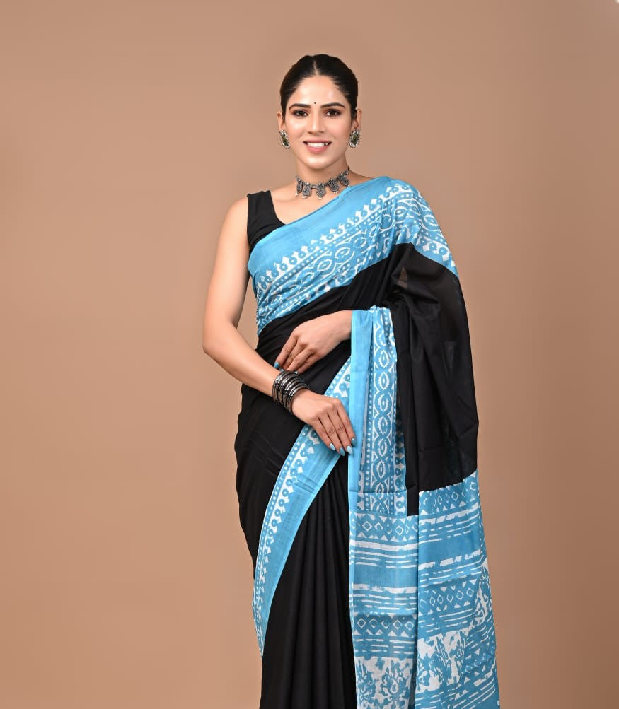 Quirky Mul Cotton Saree