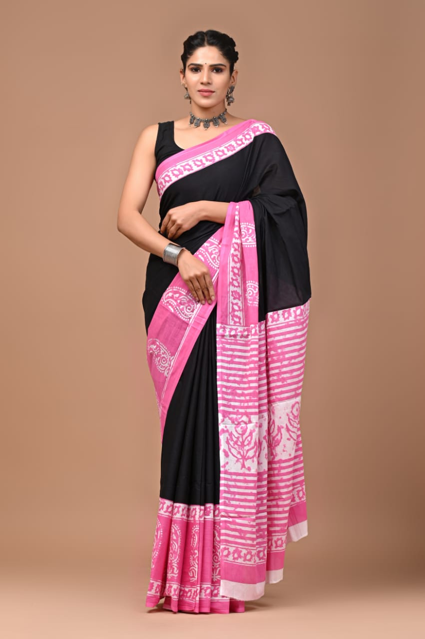 Quirky Mul Cotton Saree
