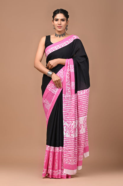 Quirky Mul Cotton Saree