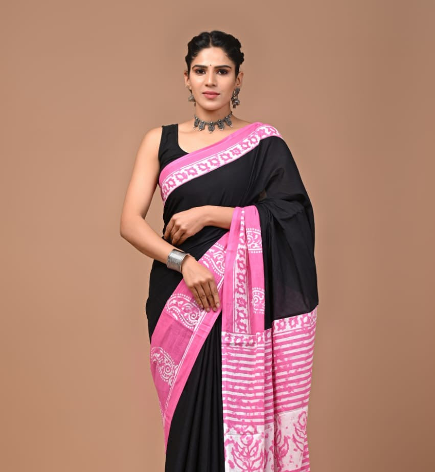 Quirky Mul Cotton Saree