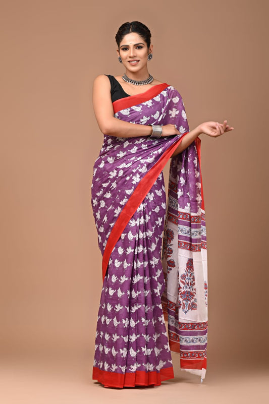 Quirky Mul Cotton Saree