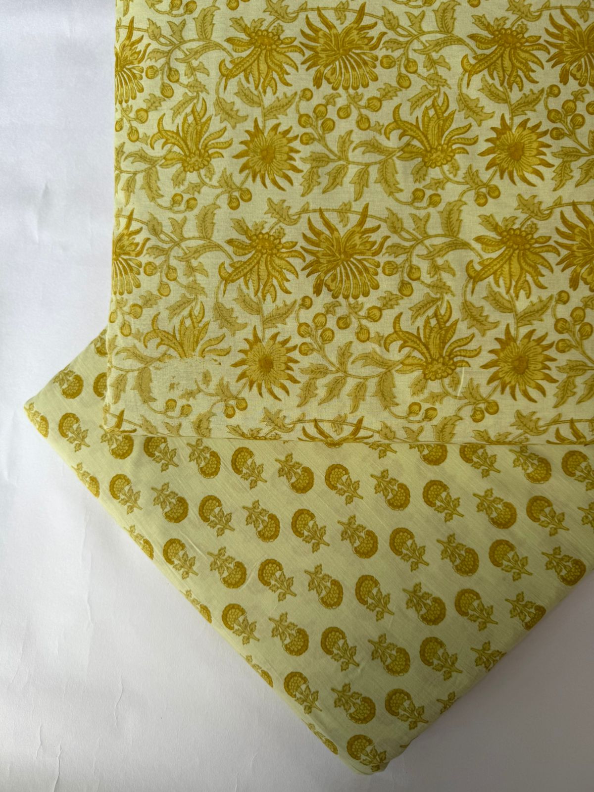 Pure Raw Unstitched Cotton Fabric – Soft, Breathable & Versatile