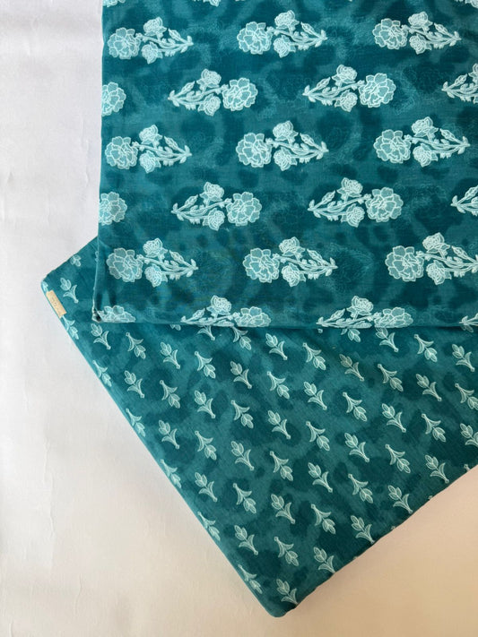 Pure Raw Unstitched Cotton Fabric – Soft, Breathable & Versatile