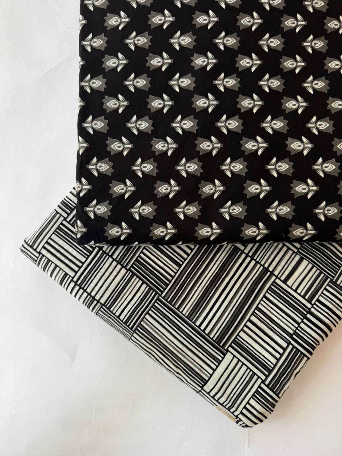 Pure Raw Unstitched Cotton Fabric – Soft, Breathable & Versatile