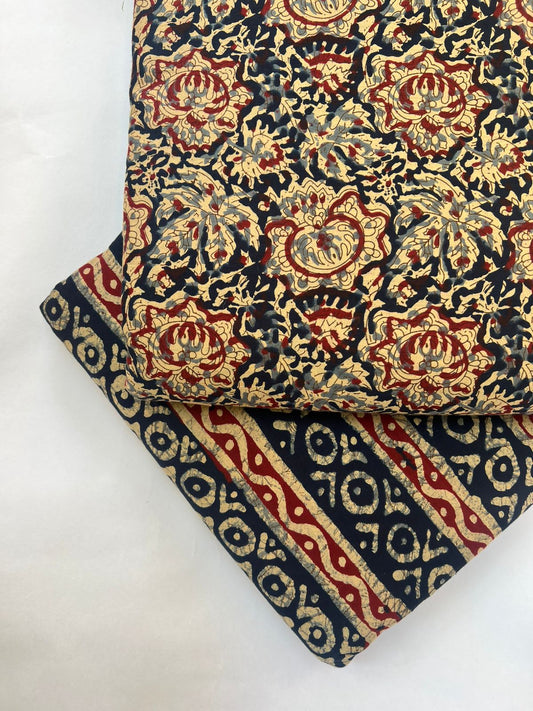 Pure Raw Unstitched Cotton Fabric – Soft, Breathable & Versatile