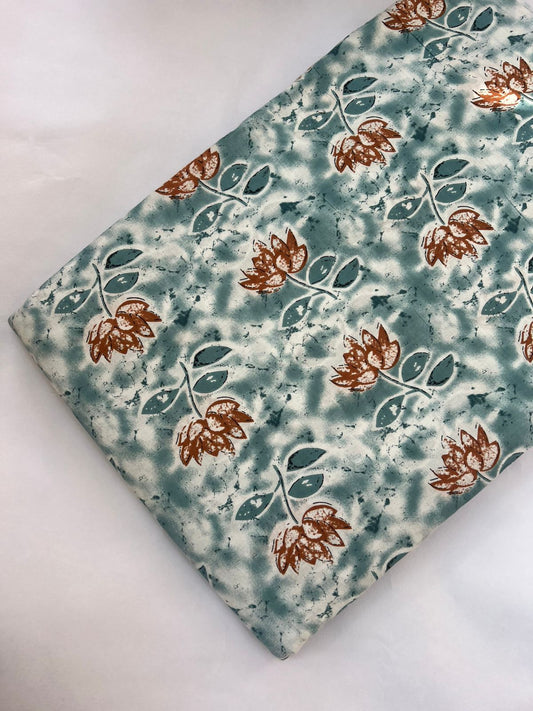 Pure Raw Unstitched Cotton Fabric – Soft, Breathable & Versatile