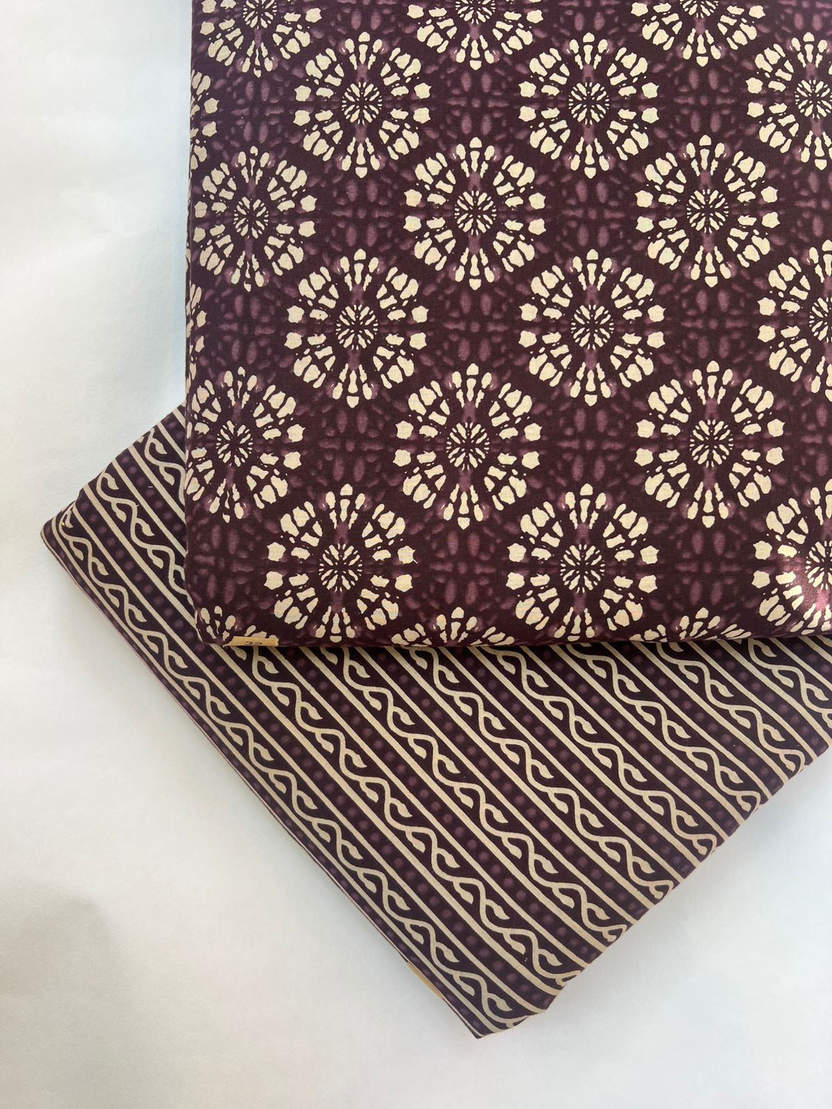 Pure Raw Unstitched Cotton Fabric – Soft, Breathable & Versatile