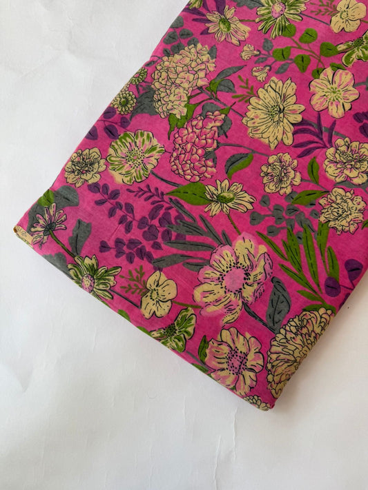 Pure Raw Unstitched Cotton Fabric – Soft, Breathable & Versatile