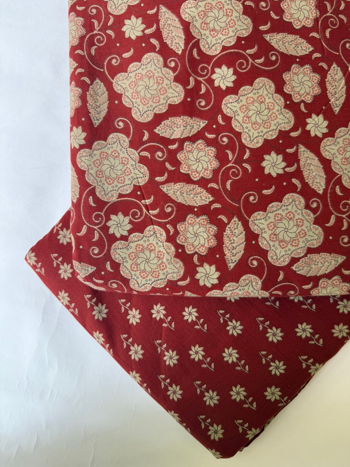 Pure Raw Unstitched Cotton Fabric – Soft, Breathable & Versatile