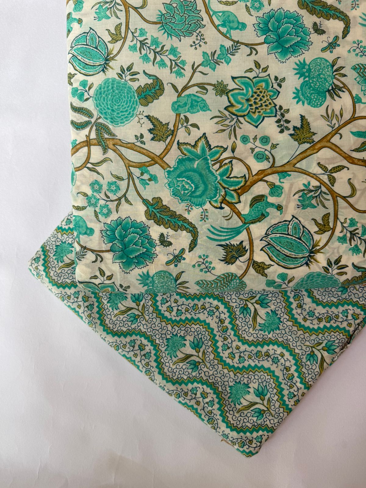 Pure Raw Unstitched Cotton Fabric – Soft, Breathable & Versatile